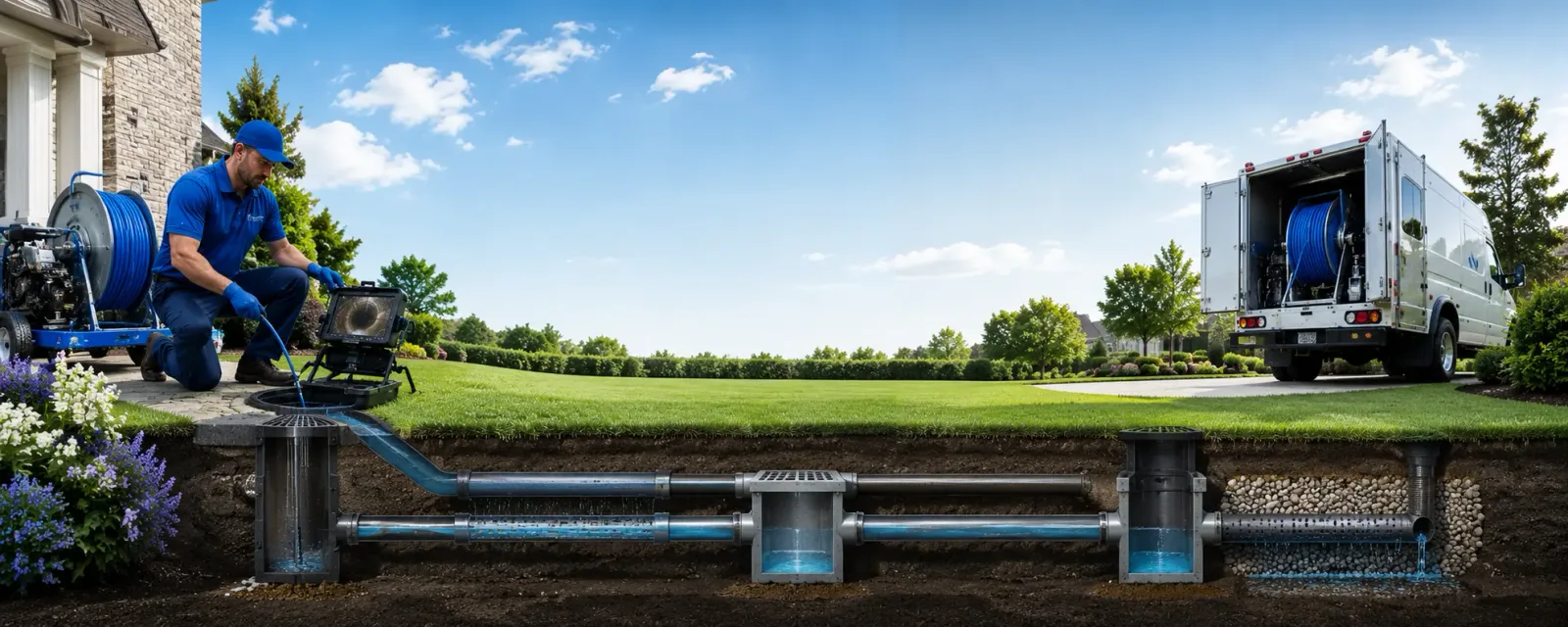 Outdoor drain cleaning information for Giltner, NE